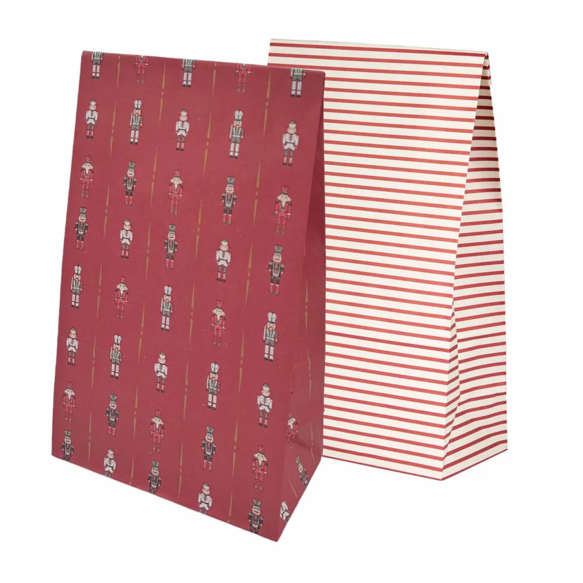 Adventsposer 24-pk nøtteknekker rød