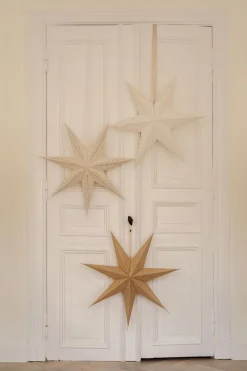 Adventstjerne 75 cm hvit