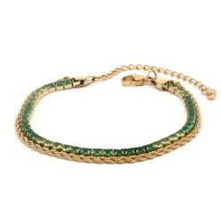 Armbånd, ombrè green G