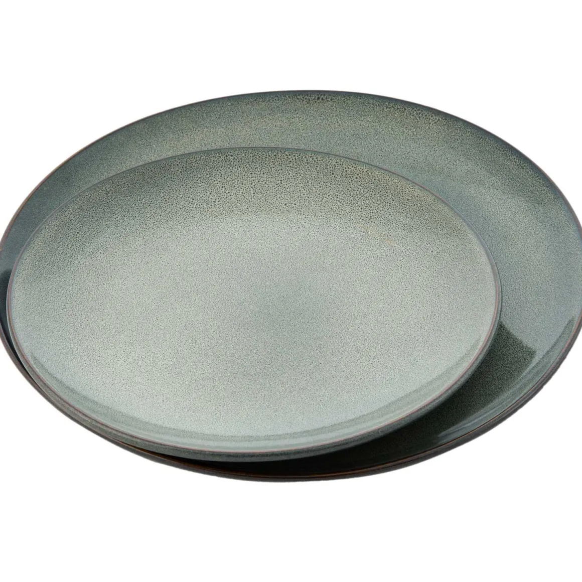 Asjett Iben 21 cm grønn-blå