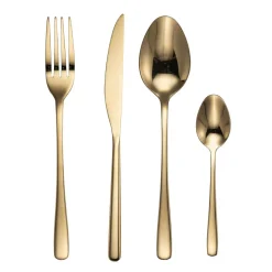 Bestikksett Antwerpen 4pk, gull