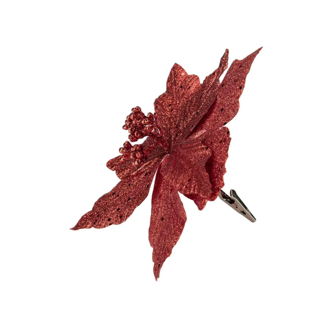 Blomst på klype rød