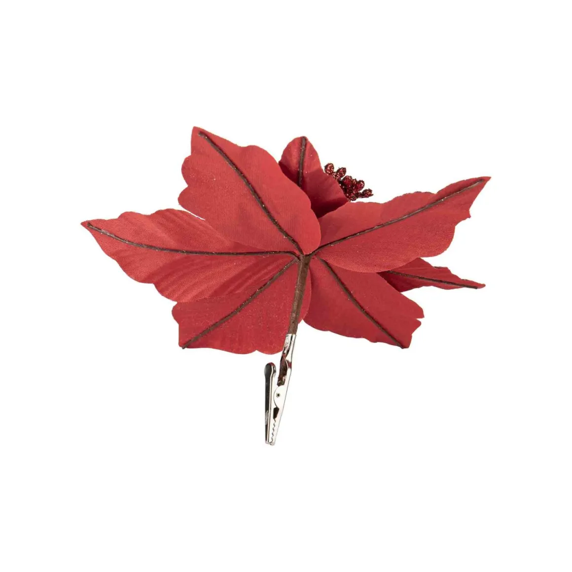 Blomst på klype rød