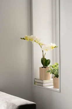 Blomsterpotte Scallop 13,5cm, beige