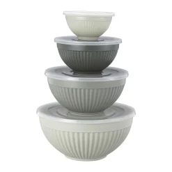 Bollesett med lokk, 4stk