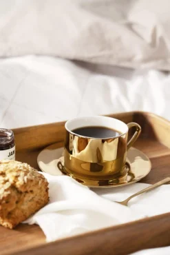 Cafesett Luksus kopp med skål