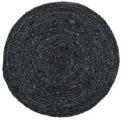 Dekkebrikke rund sort