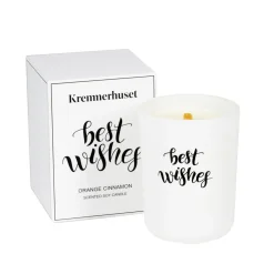 Duftlys Best Wishes hvit