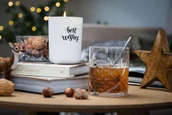 Duftlys Best Wishes hvit