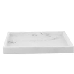 Fat marmor hvit 25x25cm