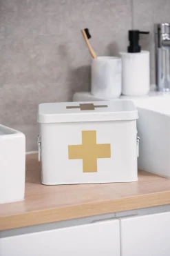 Førstehjelpskrin hvit