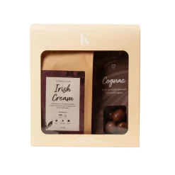 Gavepakke Aroma kaffe + cognac kuler