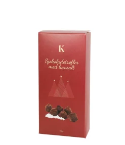 Gavepakke julekaffe, trøfler m/havsalt & brente mandler