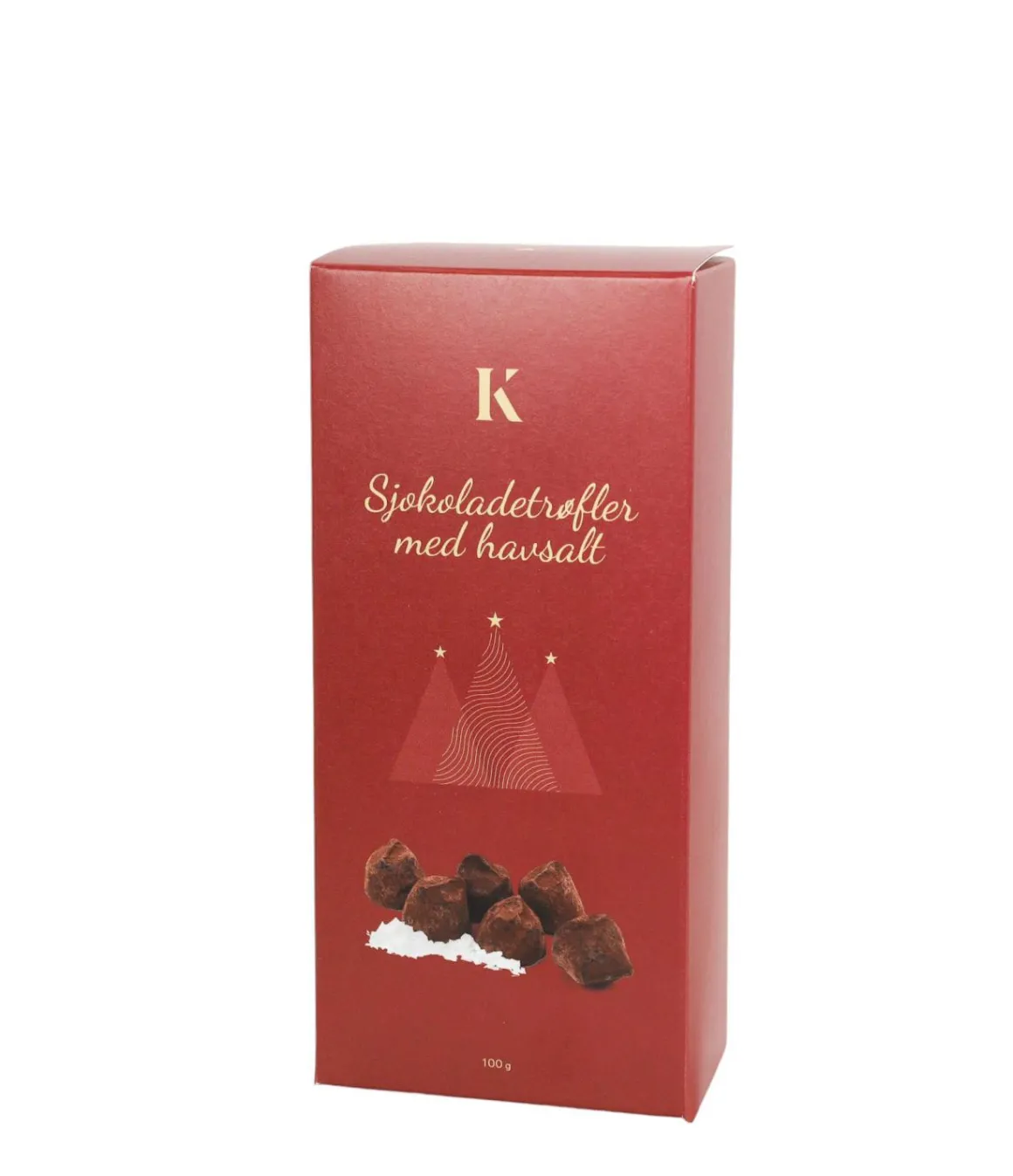 Gavepakke julekaffe, trøfler m/havsalt & brente mandler