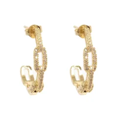 Glitrende hoops, lenke-form, G