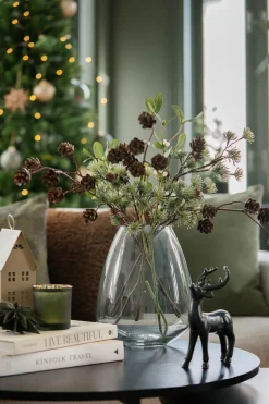 Gren Mistel med hvite bær