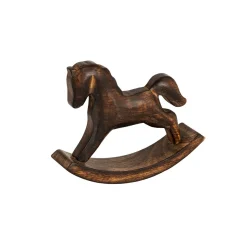 Gyngehest i mangotre 12 cm