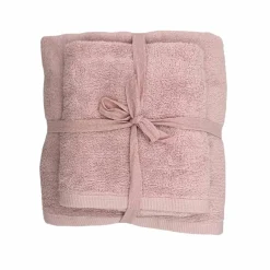 Håndklesett 2 pk rosa