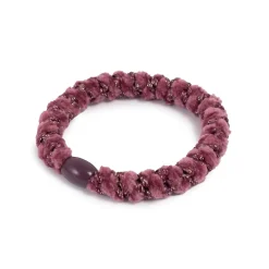 Hårstrikk, chenille, plumme