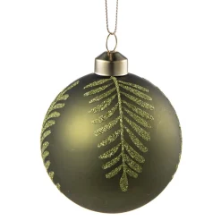 Julekule blader grønn