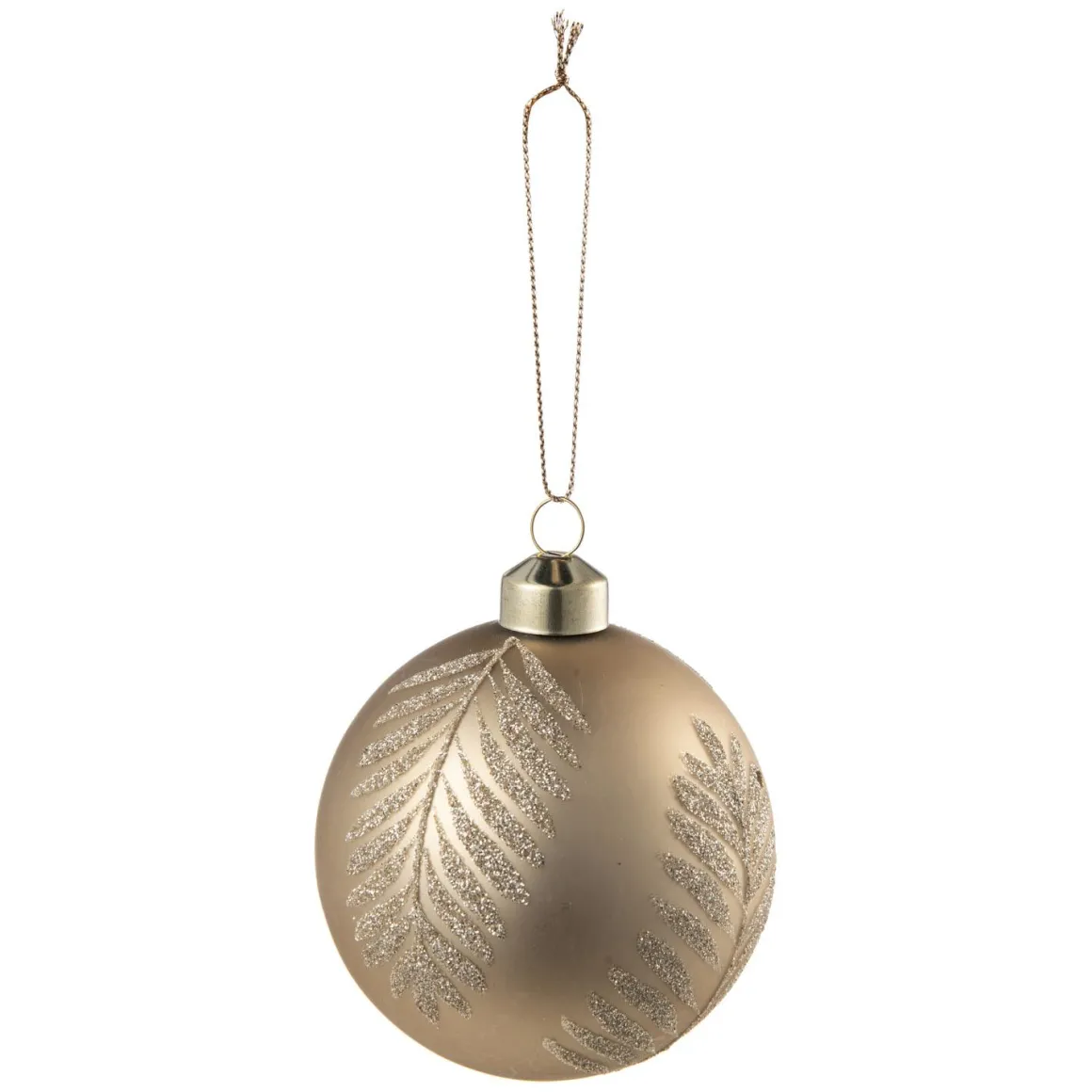 Julekule blader gull