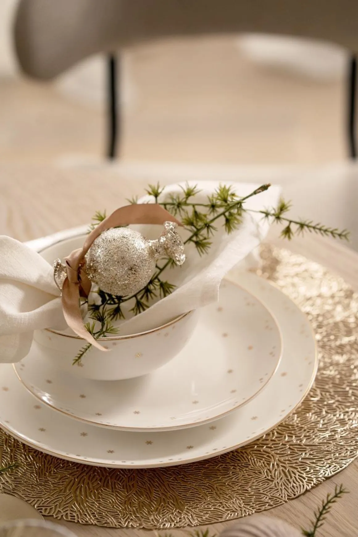 Julekule Candy Sølv