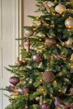 Julekule glitre burgunder