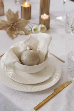 Julekule Glitter 4 pack Gull