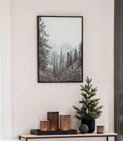 Julekule glitter perle 8cm grønn