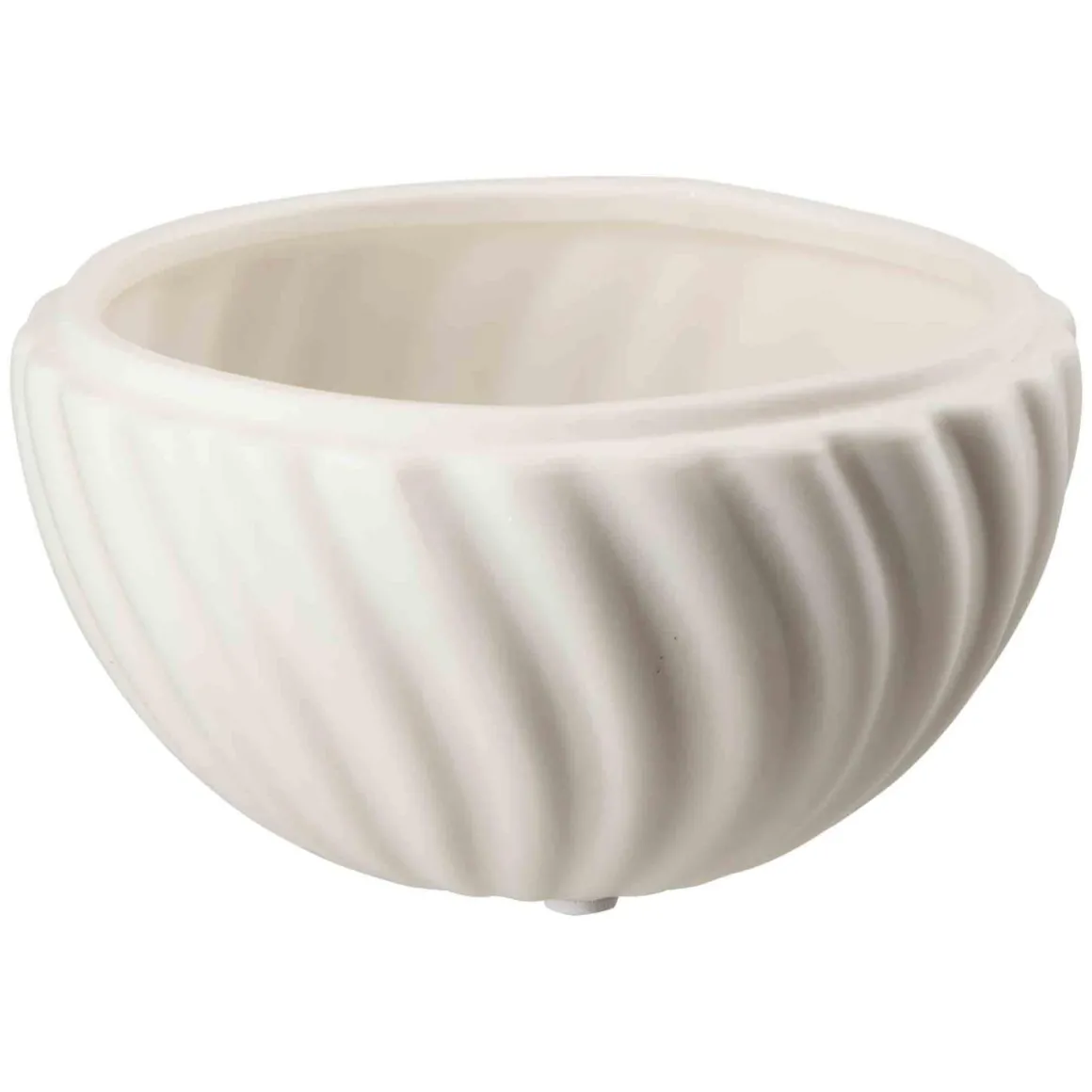 Julekule krukke hvit