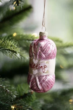 Julekule nøste, rosa