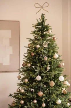 Julekule sparkle hvit