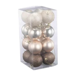 Julekuler 16 pk gull