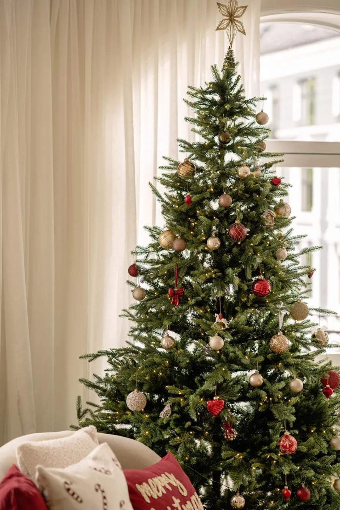 Juletre Gausta m/lys, 180cm