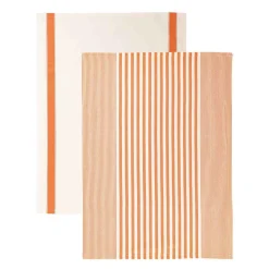 Kjøkkenhåndkle Georg 50x70 sett oransje