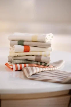 Kjøkkenhåndkle Georg 50x70 sett oransje