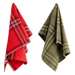 Kjøkkenhåndkle 2pk Rute