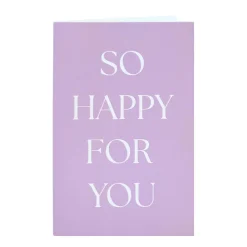 Kort So Happy for you