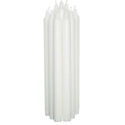 Kronelys 27 cm elfenben