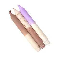 Kronelys 3pk håndlaget