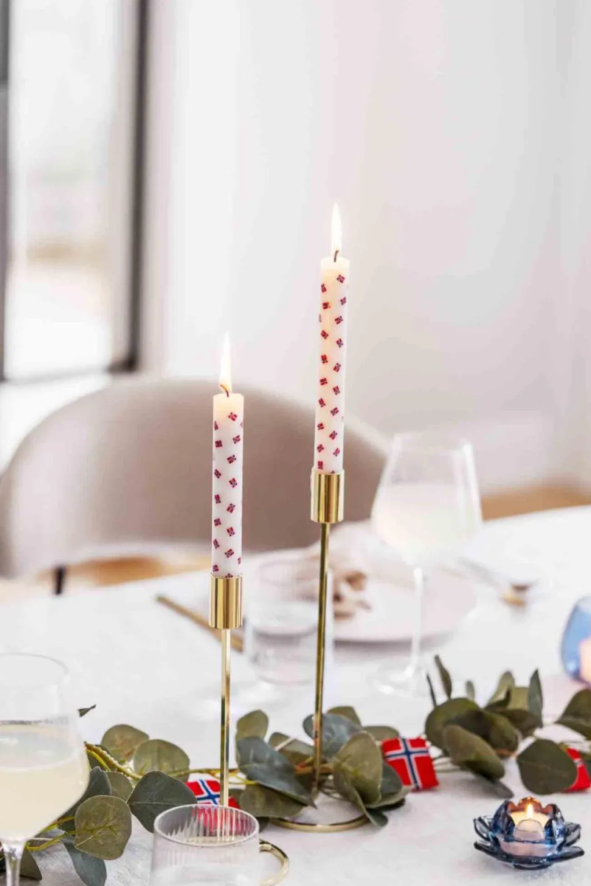 Kronelysestake Lea gull 28,5 cm