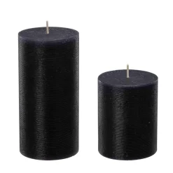 Kubbelys 9 cm Sort