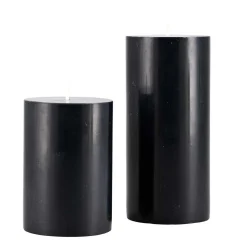 Kubbelys 100% stearin 10 cm Sort