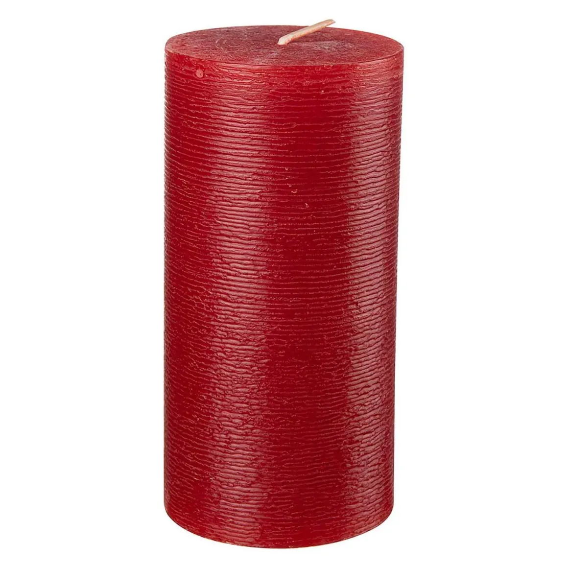 Kubbelys rustikk 14 cm julerød