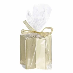 Kubbelys stjerne 7,5cm gull