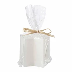 Kubbelys stjerne 7,5cm hvit