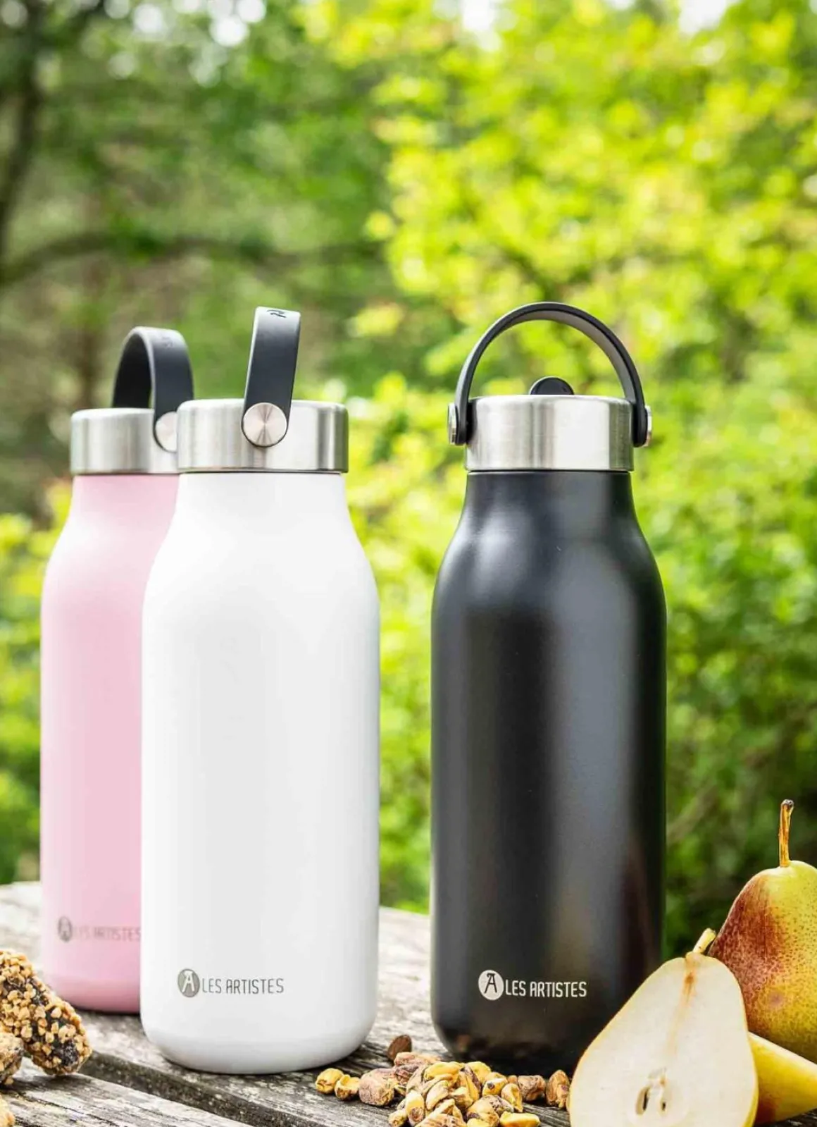 Les Artistes - Bottle Up Termoflaske 1 l, hvit