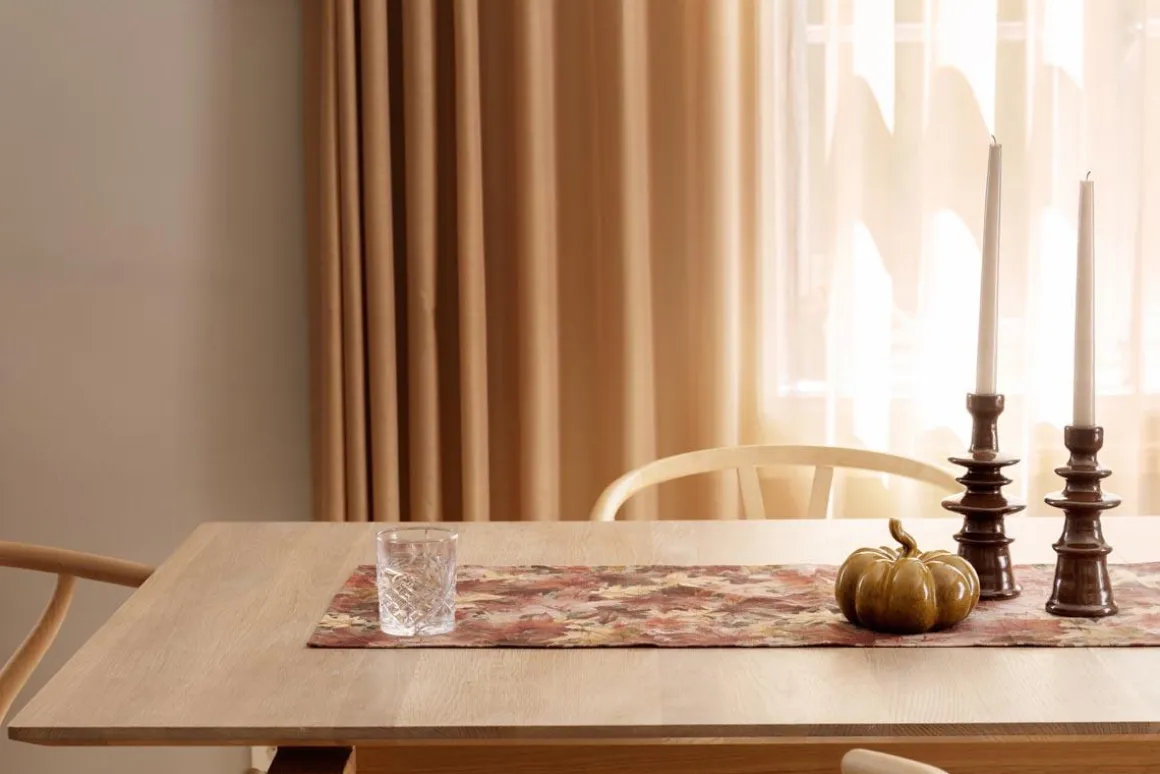 Løper Høstløv 35x100cm