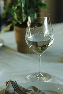 Lykketegning - Å ha en venn, Rødvinsglass 625 ml