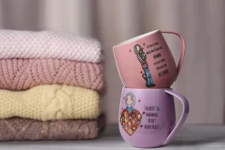 Lykketegning - Bestemor Krus 40 cl rosa